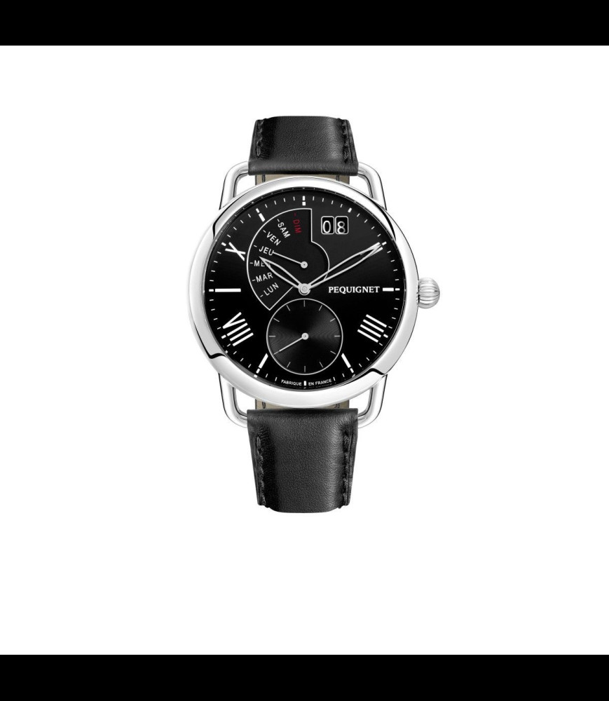 PEQUIGNET Montre Equus Origine Cadran noir