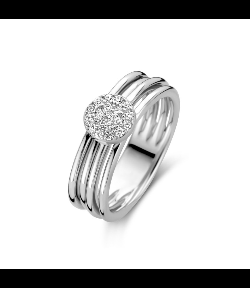 NAIOMY Bague argent oxydes de zirconium taille 54 uniquement