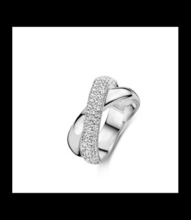 NAIOMY Bague argent et oxydes de zirconium taille 54 uniquement