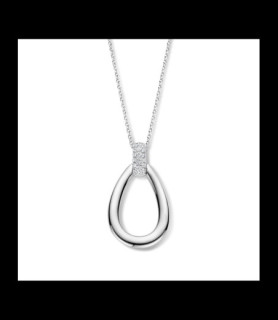 NAIOMY Collier en argent serti de zirconium 40-42-45cm
