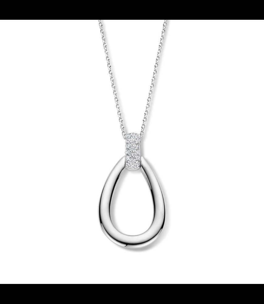 NAIOMY Collier en argent serti de zirconium 40-42-45cm
