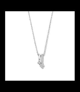 NAIOMY chaine et  Pendentif argent oxydes de zirconium 40-42-45cm