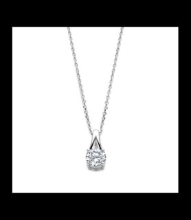 NAIOMY Collier en argent serti de zirconium 40-42-45cm