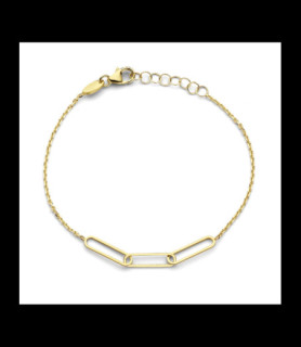 NAIOMY bracelet argent plaqué or 18-19cm