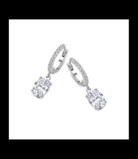NAIOMY Boucles d'oreilles en argent serties d' Oxydes