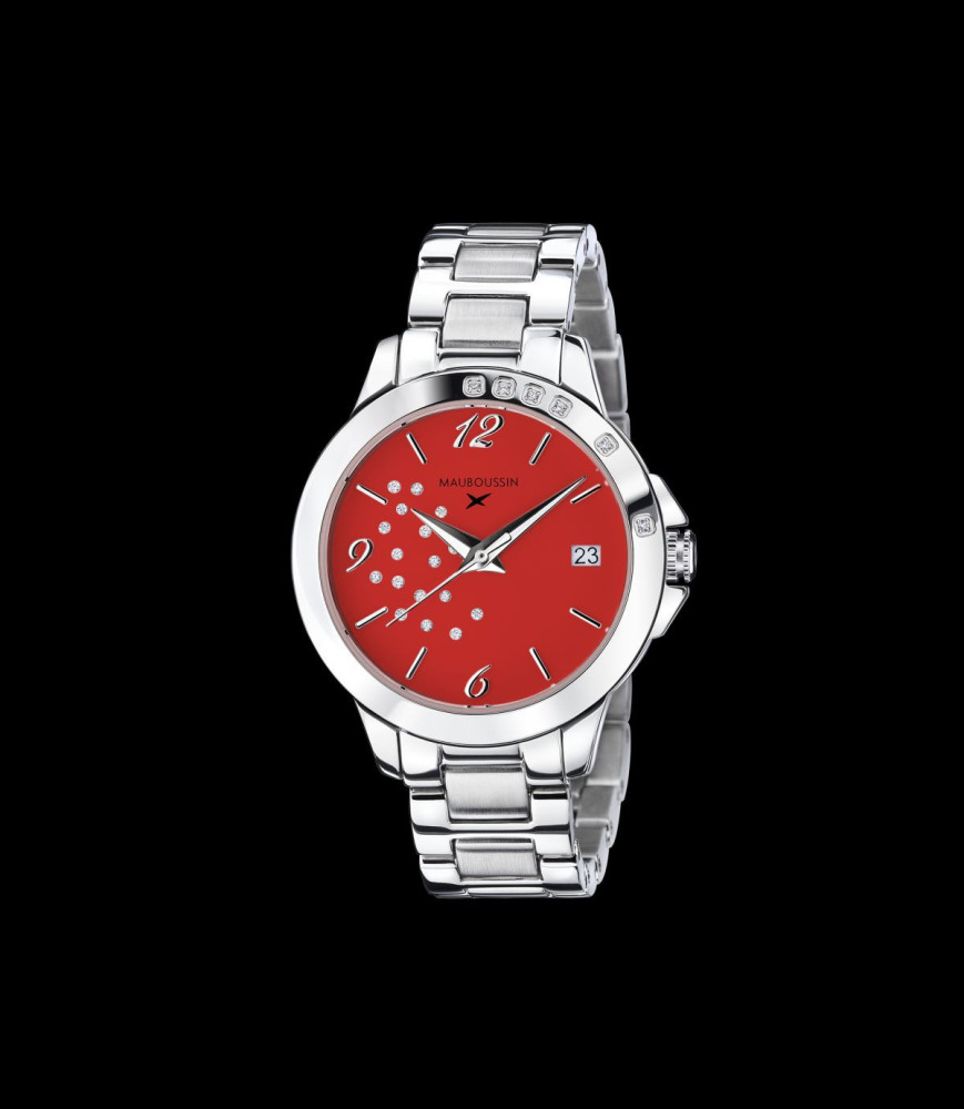 MONTRE FEMME SO URGENT ROUGE