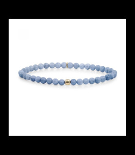 SPARKLING Bracelet argent doré et aventurine