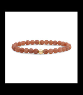 SPARKLING Bracelet argent doré et sunstone