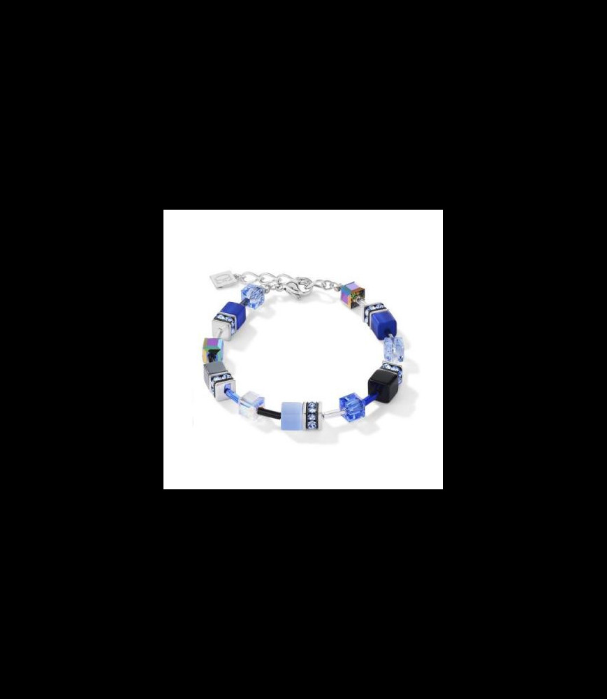 COEUR DE LION Bracelet CŒUR DE LION en Acier et Cristaux Bleus