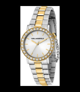KARLL LAGERFELD Montre dame acier bicolorer0