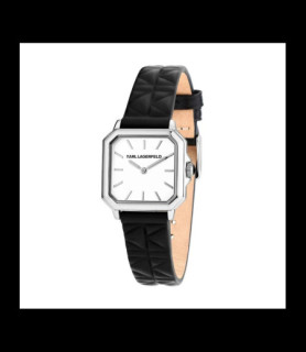 KARL LAGERFELD Montre KARL LAGERFELD Femme Square en Cuir Noir R0551102501