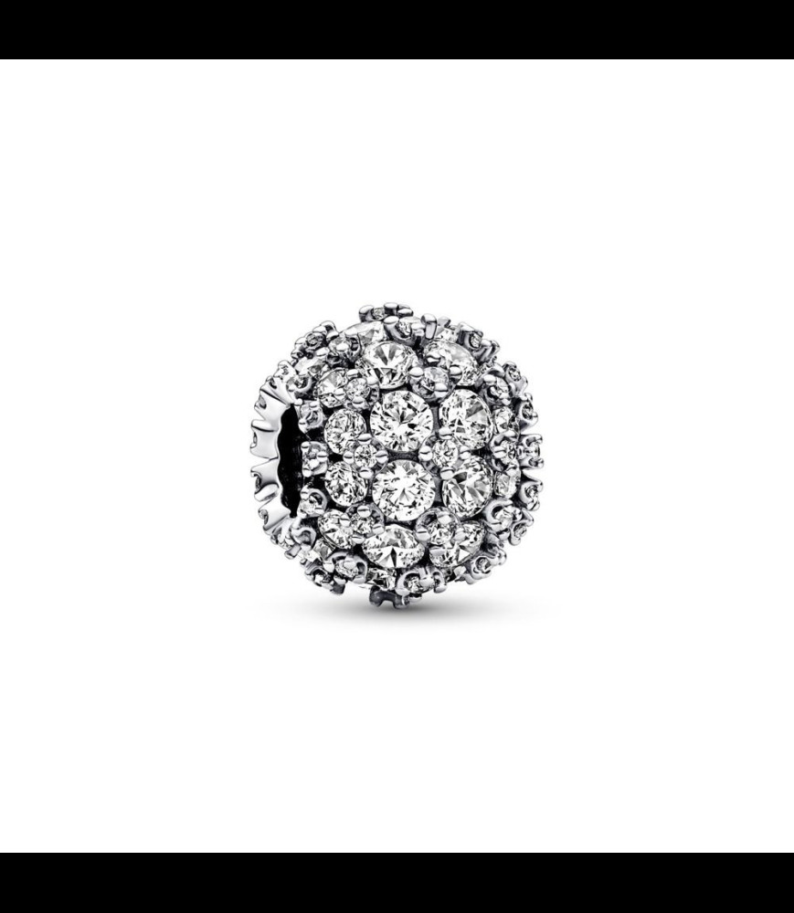 PANDORA Charm Rond Pavé Scintillant
