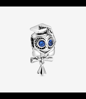 PANDORA Charm Sage Chouette de Diplômée