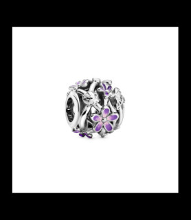PANDORA Charm Marguerite Violette Ajouré