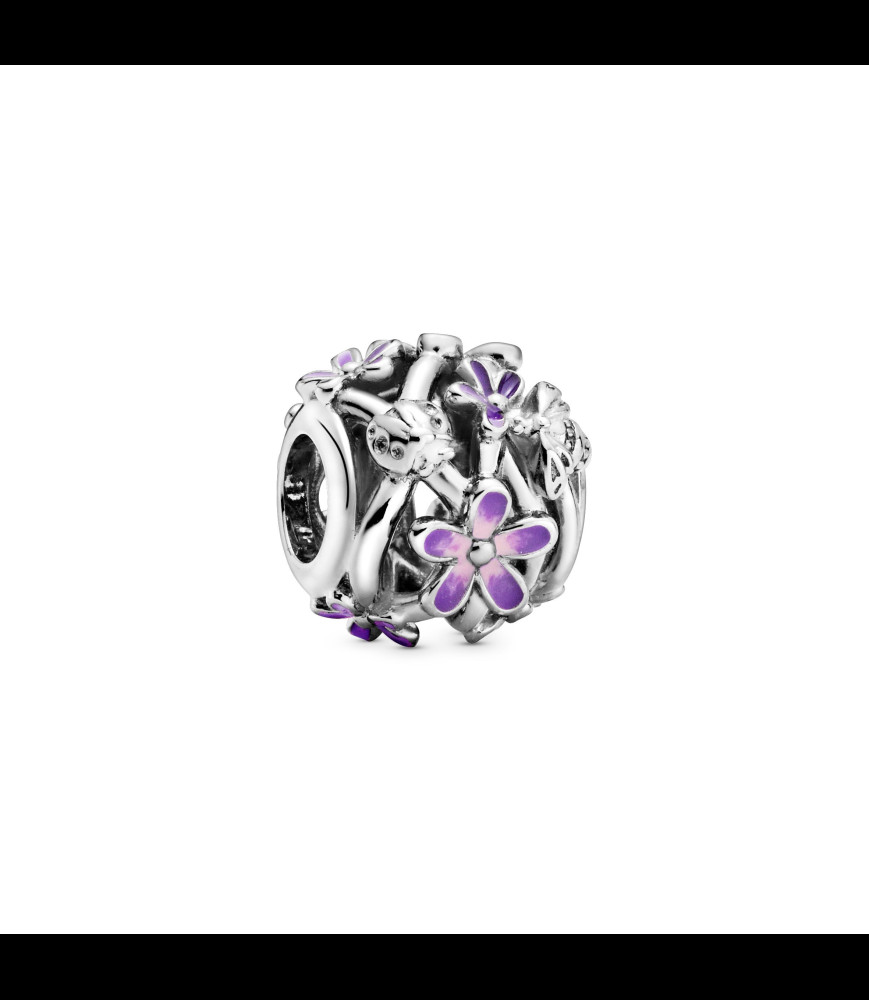 PANDORA Charm Marguerite Violette Ajouré