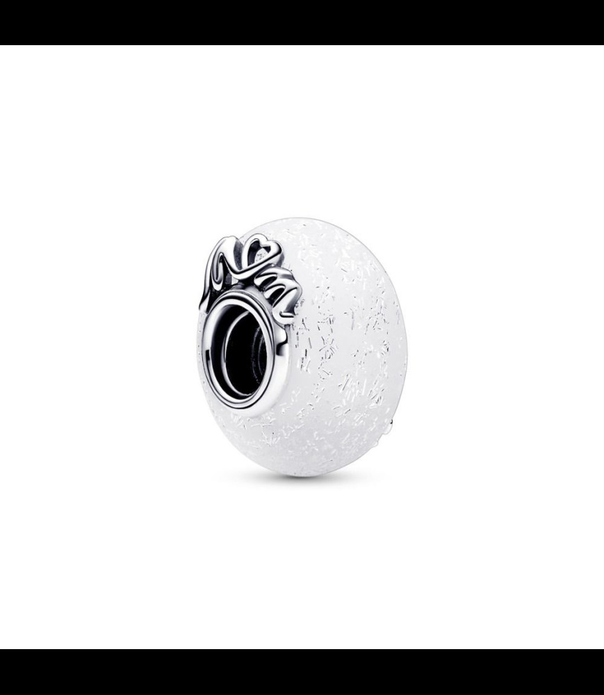 PANDORA CHARMS murano blanc mum