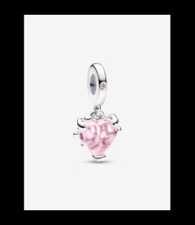 PANDORA Charm Pendant Arbre de Vie & Cœur Rose