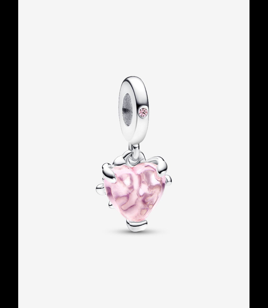 PANDORA Charm Pendant Arbre de Vie & Cœur Rose