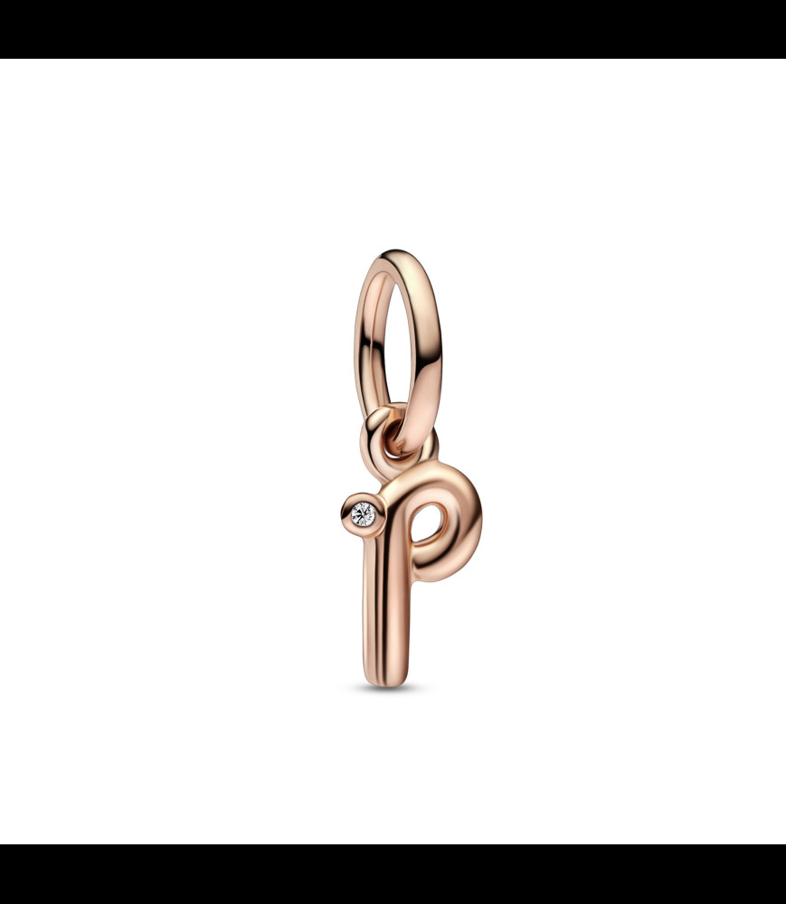 PANDORA Charm-pendentif Lettre P script