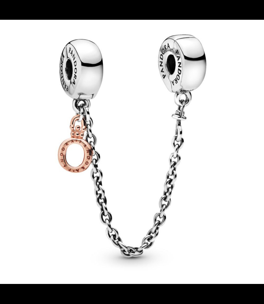 PANDORA Charm Chaîne de Confort O Couronné Pendant