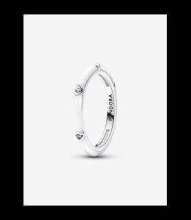 PANDORA Bague Pierres & Résine Façon Émail TAILLE 56