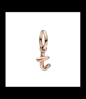 PANDORA Charm-pendentif Lettre T script