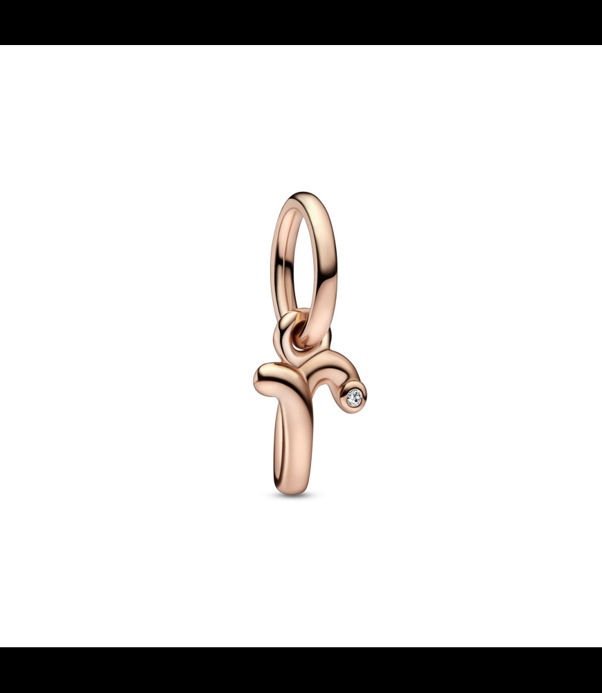 PANDORA Charm-pendentif Lettre R script