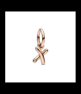 PANDORA Charm-pendentif Lettre X script