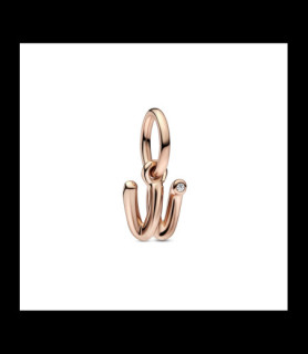 PANDORA Charm-pendentif Lettre W script