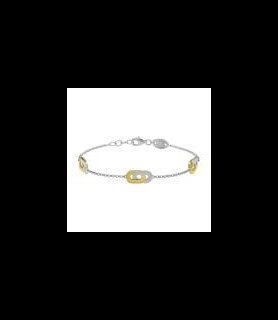 CHARLES GARNIER Bracelet Charles Garnier en argent et argent doré