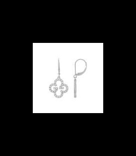 CHARLES GARNIER Boucles d'oreilles Trèfles LÉGENDE Argent 925 et Oxydes de zirconium