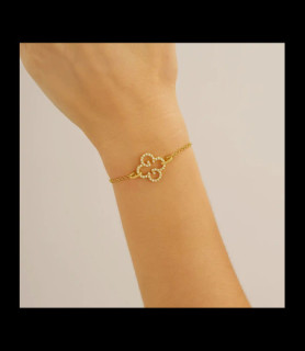 CHARLES GARNIER Bracelet LÉGENDE Trèfle Argent 925 et Oxydes de zirconium