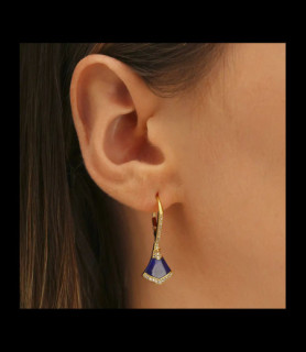 CHARLES GARNIER Dormeuses LÉGENDE Lapis-Lazuli Argent 925, Lapis-lazuli et Oxydes de zirconium