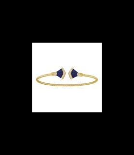 CHARLES GARNIER Jonc LÉGENDE Lapis-Lazuli Argent 925, Lapis-lazuli et Oxydes de zirconium