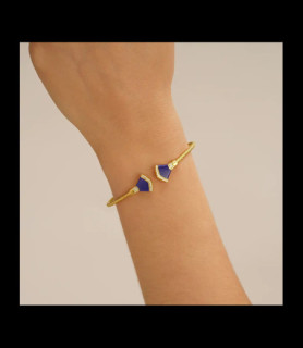 CHARLES GARNIER Jonc LÉGENDE Lapis-Lazuli Argent 925, Lapis-lazuli et Oxydes de zirconium