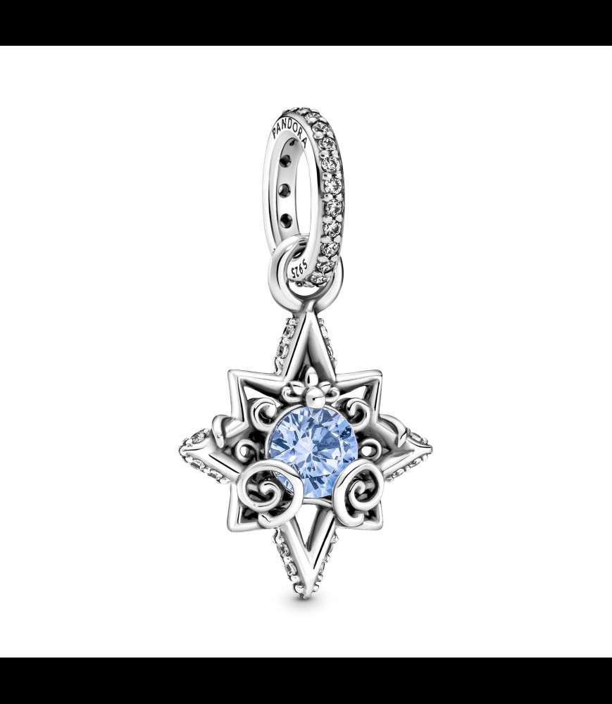 PANDORA Pendentif Disney Cendrillon Étoile Bleue