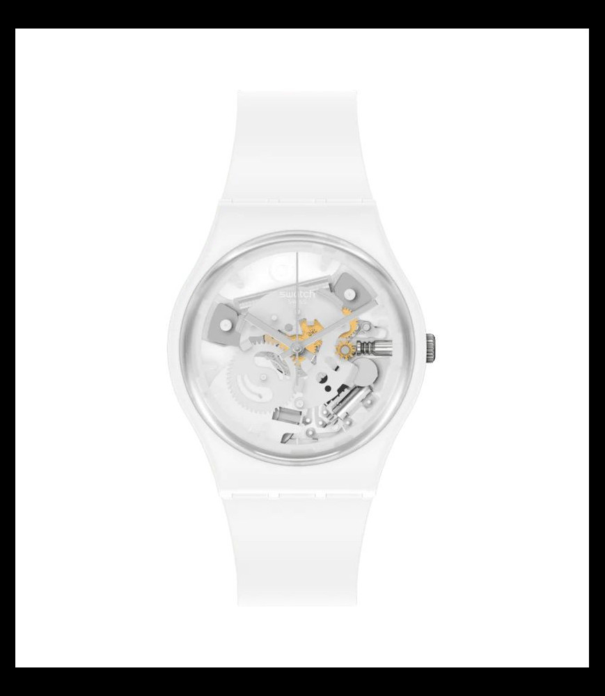 SWATCH SPOT TIME WHITE