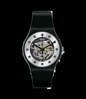 SWATCH SPOT TIME BLACK