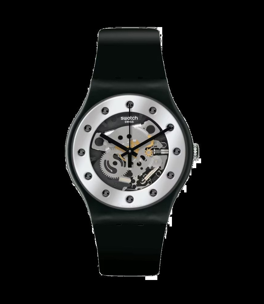 SWATCH SPOT TIME BLACK