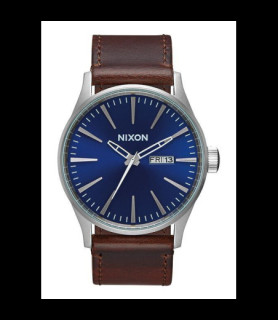 MONTRE NIXON Montre Sentry Cuir Blue / Brown