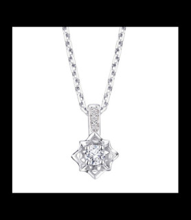 MAUBOUSSIN Pendentif Ma Reine d'Amour N°1 Or blanc et diamants