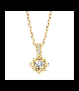 MAUBOUSSIN Pendentif Ma Reine d'Amour N°1 Or jaune et diamants