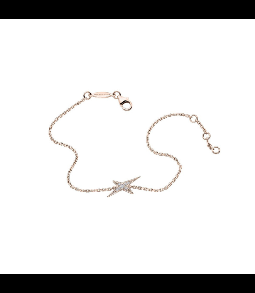 MAUBOUSSIN Bracelet French Valentine Or rose, diamants