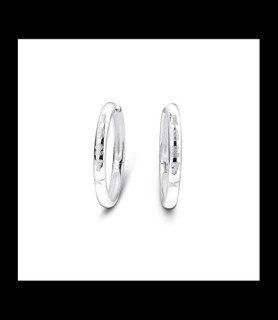 MAUBOUSSIN Créoles 1827 argent fermées Argent et diamants