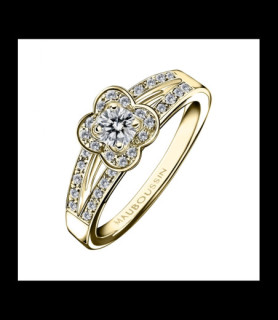 MAUBOUSSIN Solitaire Chance of Love N°2 Or jaune, diamants DOIGT 54 uniquement