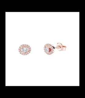 MAUBOUSSIN Boucles d'oreilles Vie, Liberté & Amour   Or rose, diamants