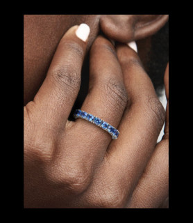 PANDORA Bague Éternité Rang Scintillant DOIGT 58