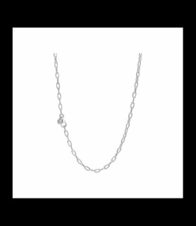 PANDORA Collier Pandora à maillons en argent, taille 50cm
