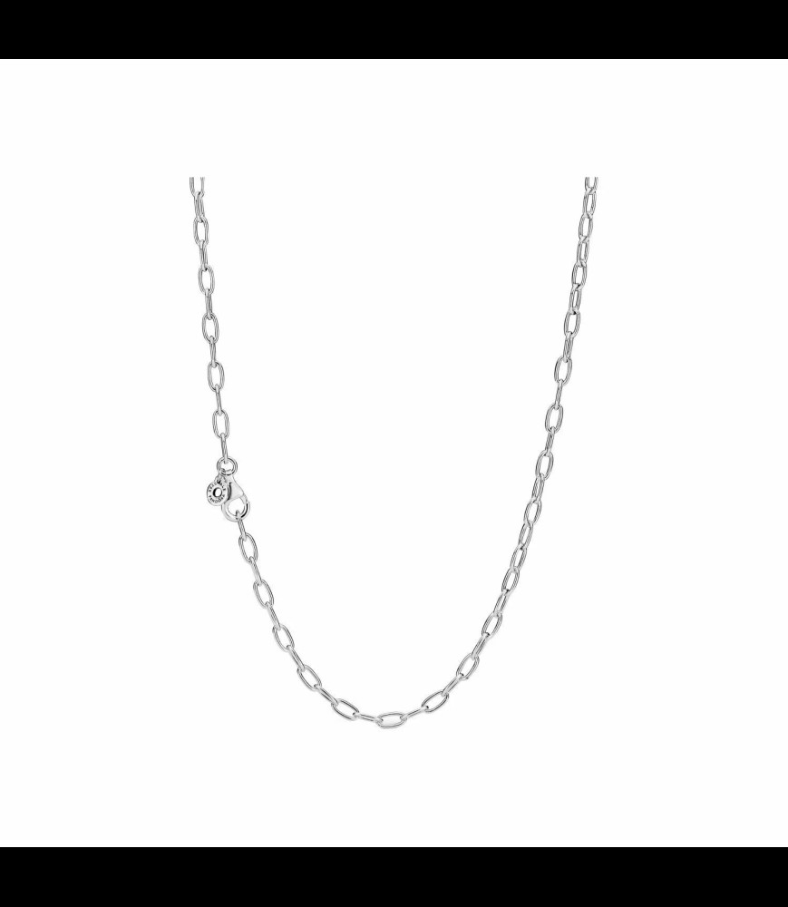 PANDORA Collier Pandora à maillons en argent, taille 50cm