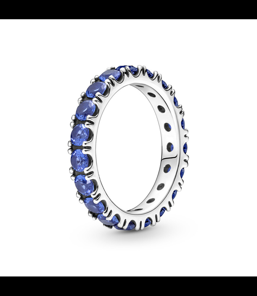 PANDORA Bague Pandora Timeless Éternité Rang Scintillant en argent, taille 54